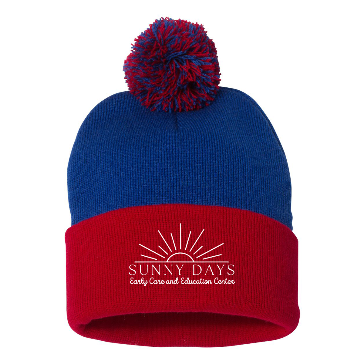 Sunny Days Sportsman Pom-Pom Beanie