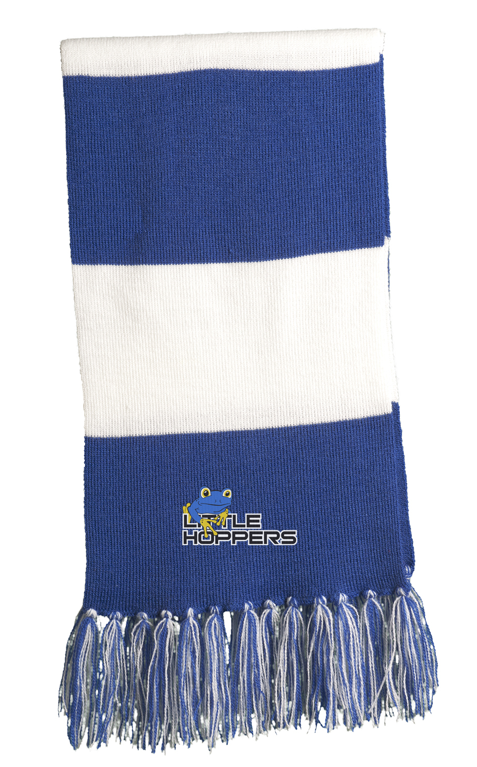Little Hoppers Royal and White Scarf