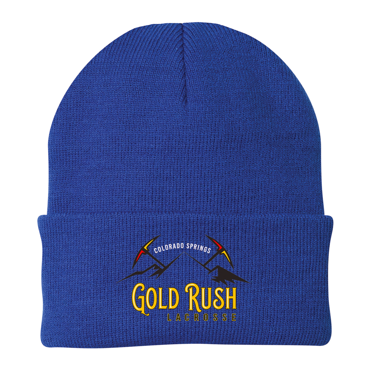 Gold Rush Lacrosse Knit Beanie