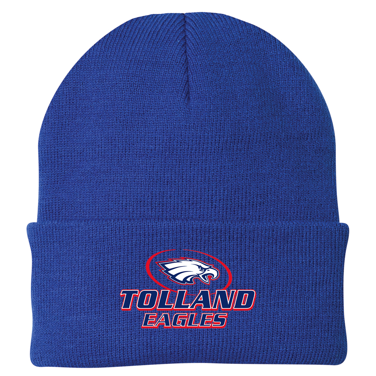 Tolland Football Knit Beanie