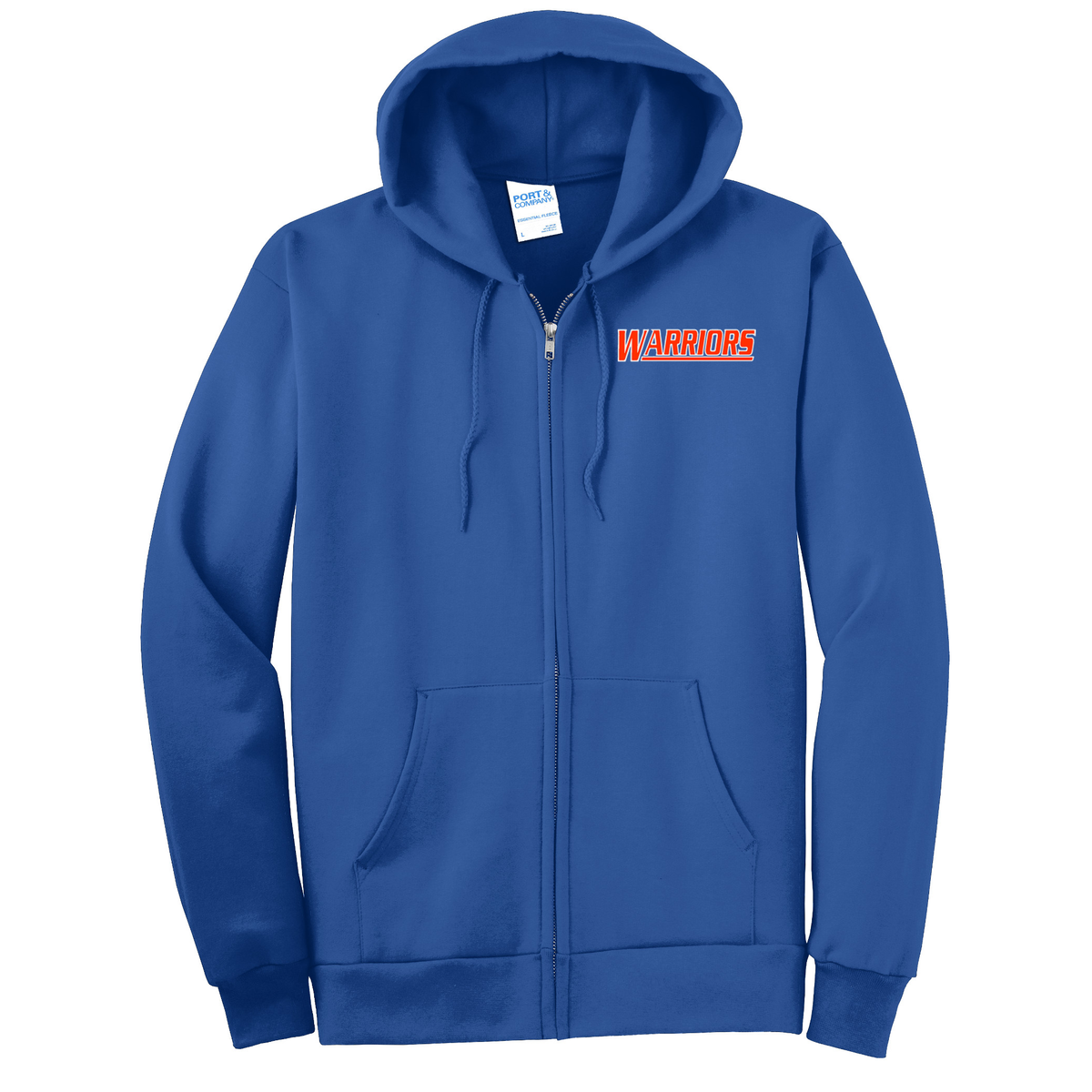 West Warriors Baseball Full Zip Hoodie