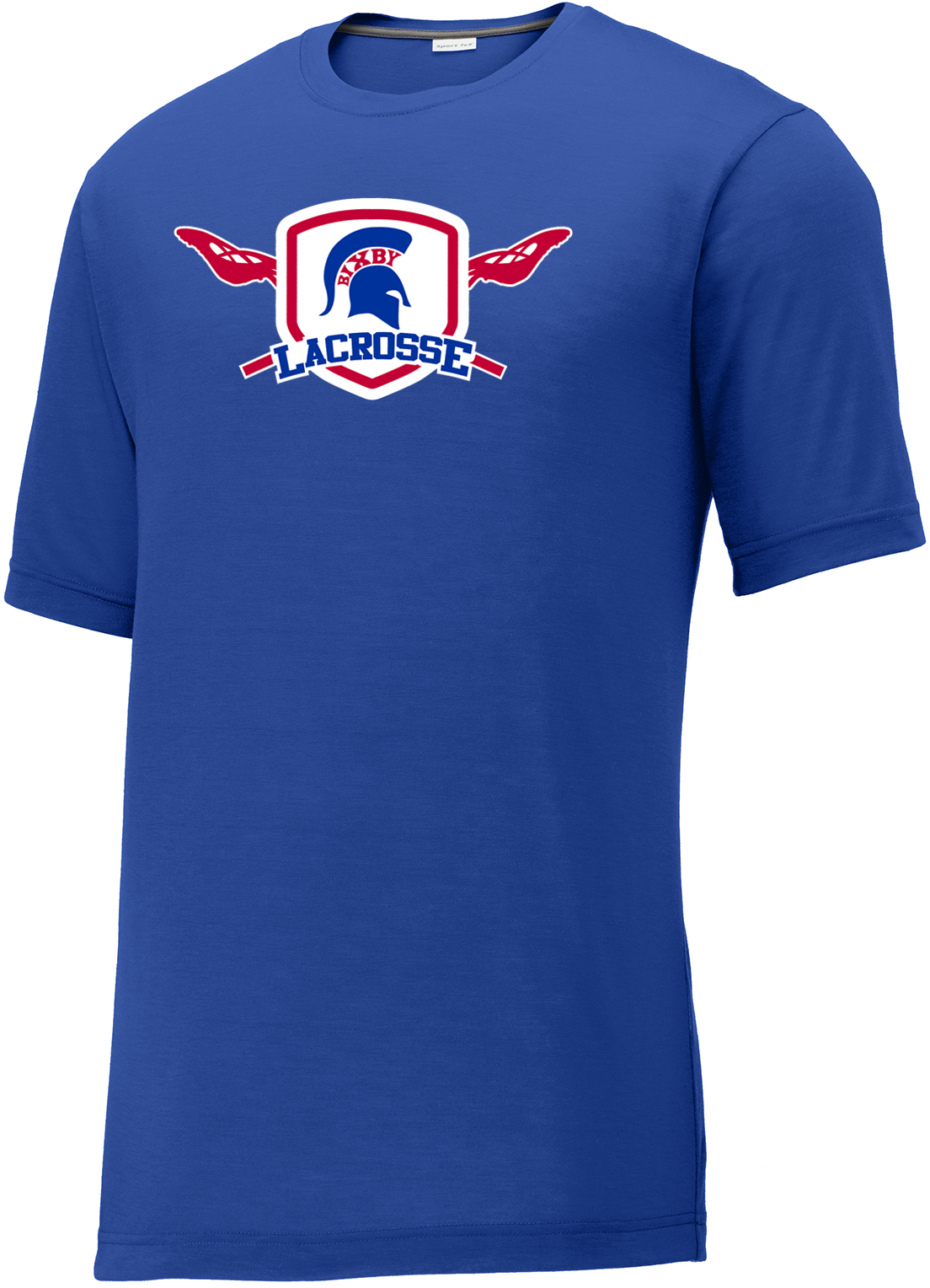 Bixby Lacrosse Royal Blue CottonTouch Performance T-Shirt