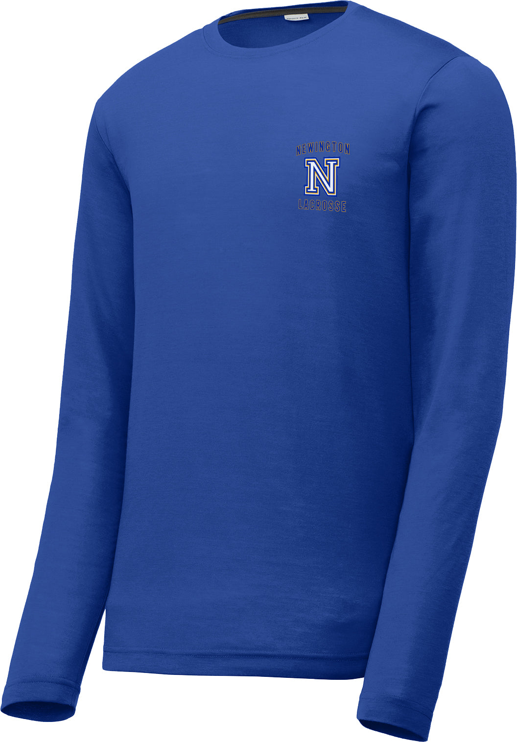 Newington Lacrosse Royal Long Sleeve CottonTouch Performance Shirt