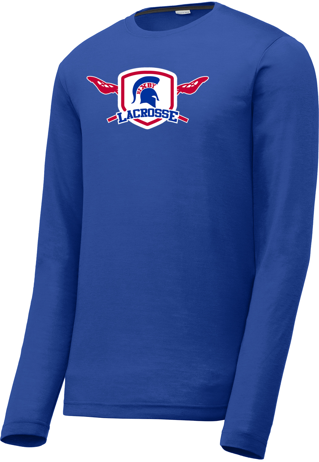 Bixby Lacrosse Royal Blue Long Sleeve CottonTouch Performance Shirt