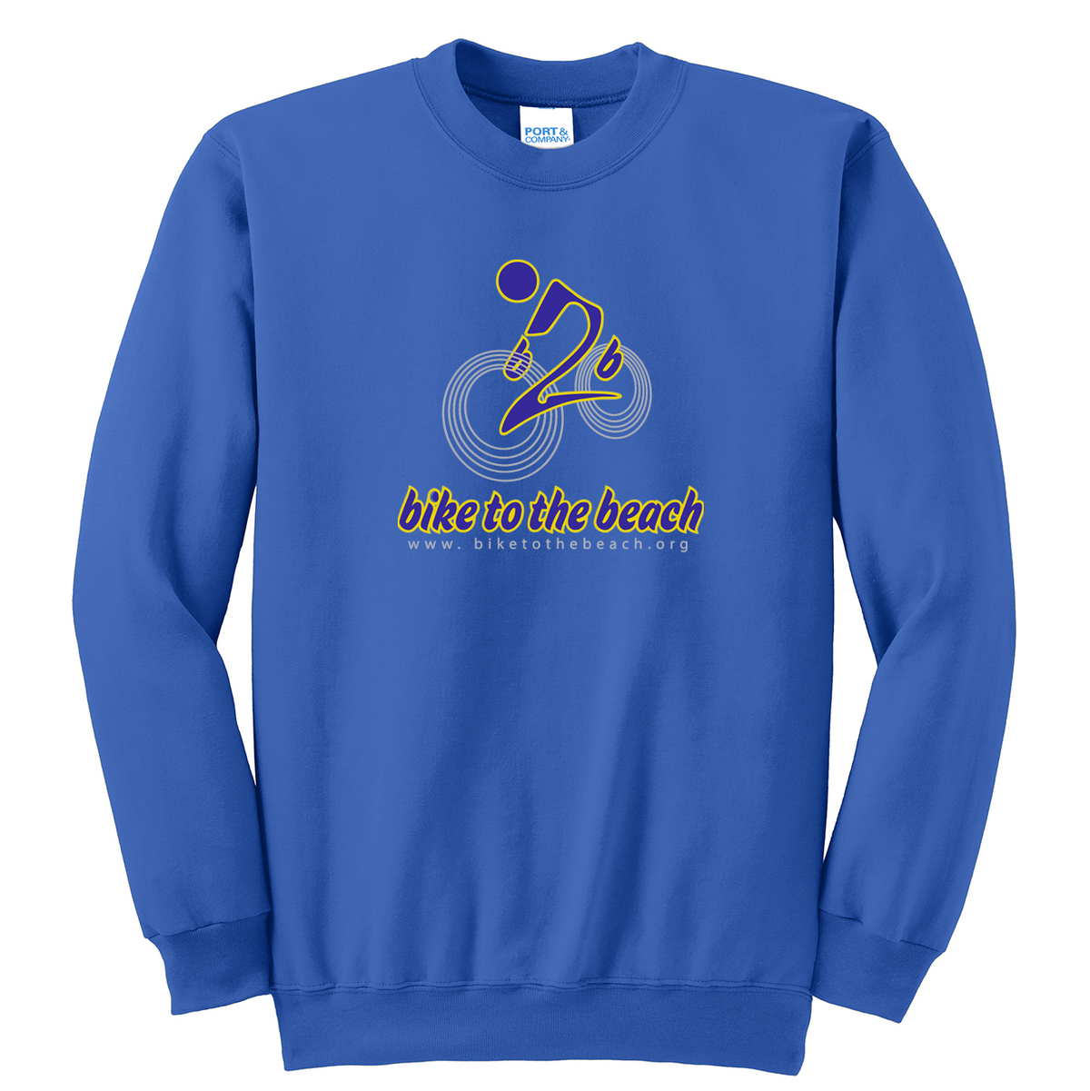 Bike to the Beach Crew Neck Sweater