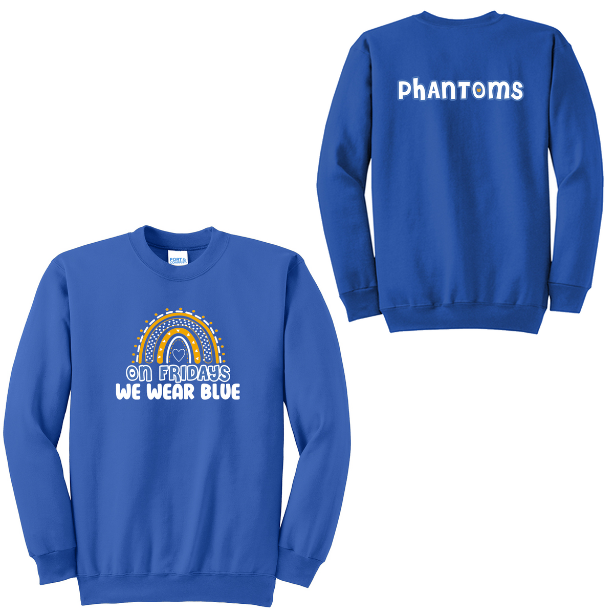 Blue Point Elementary School Crew Neck Sweater