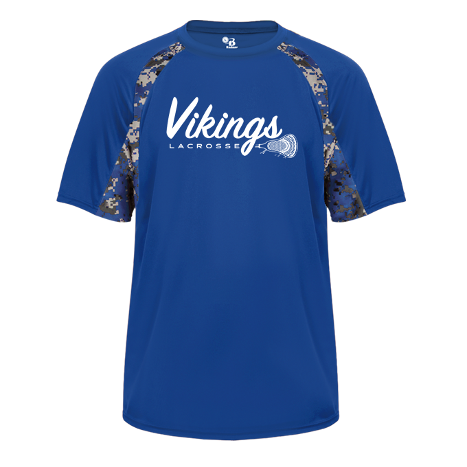 Valley Central Vikings Boys Lacrosse Digital Hook Tee