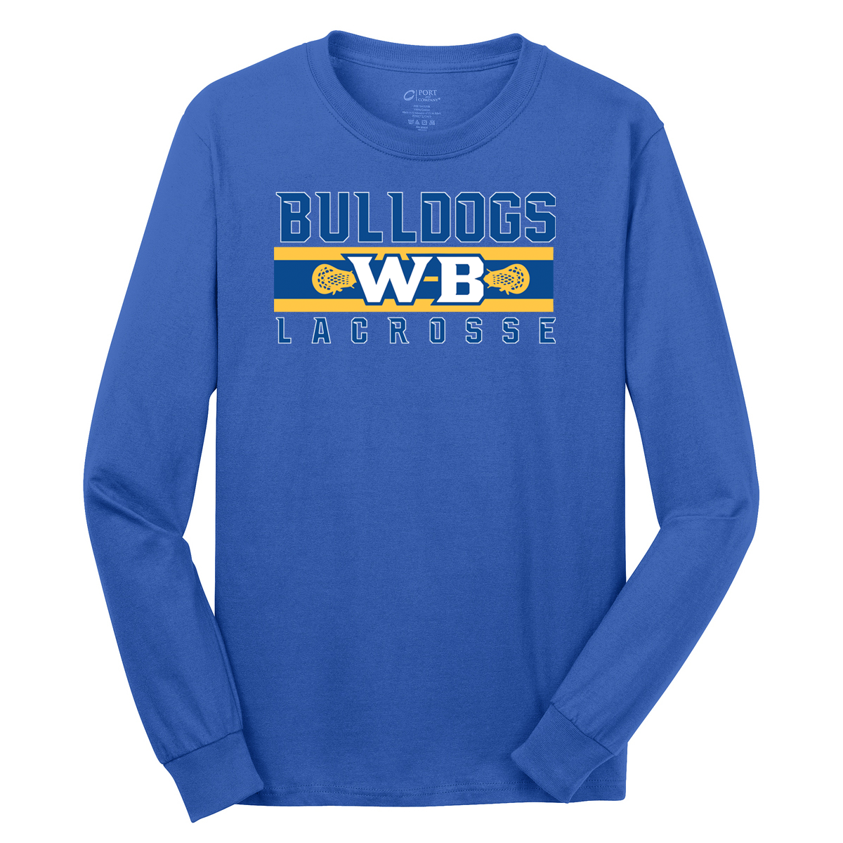 WB Bulldogs Lacrosse Cotton Long Sleeve Shirt