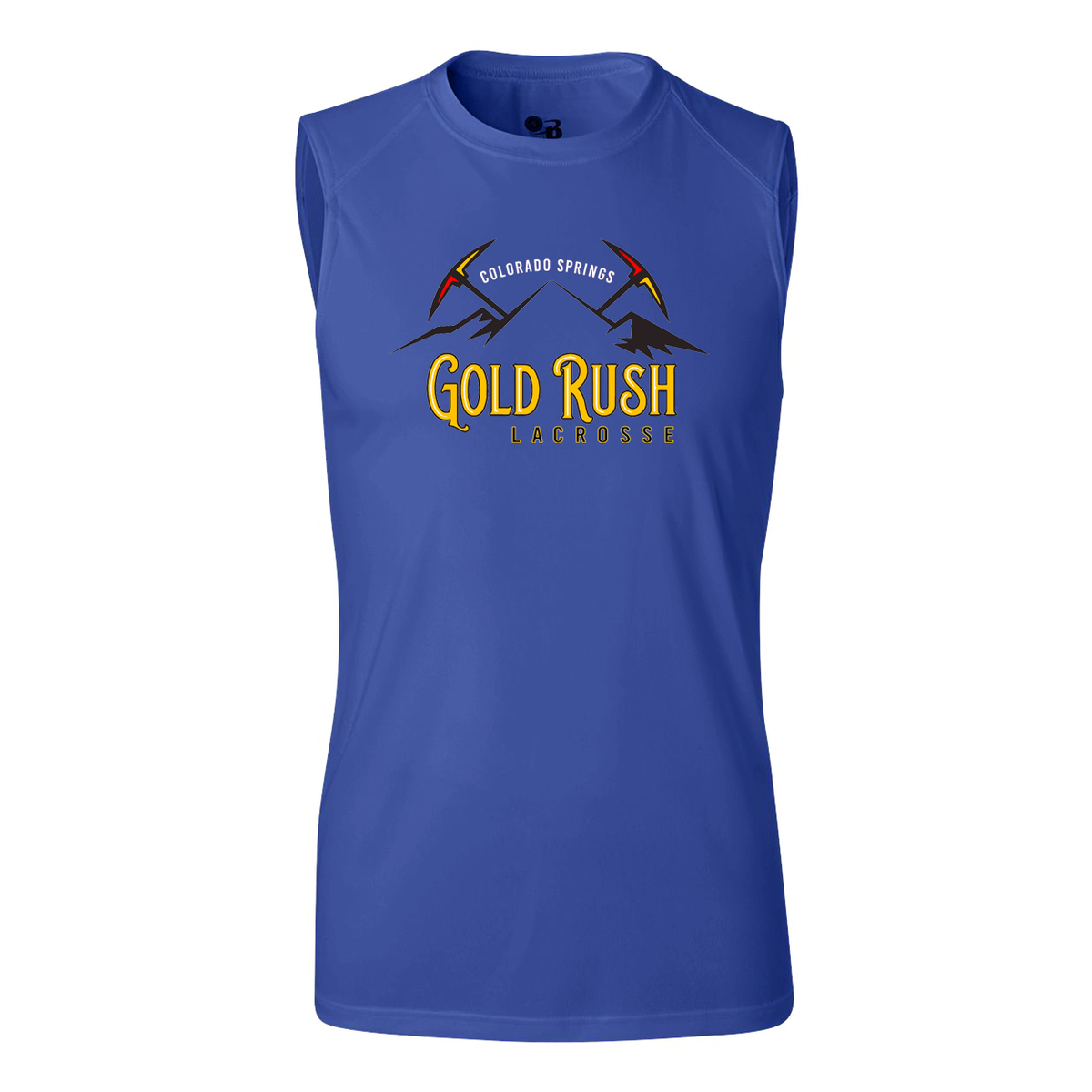 Gold Rush Lacrosse B-Core Sleeveless Performance Tank
