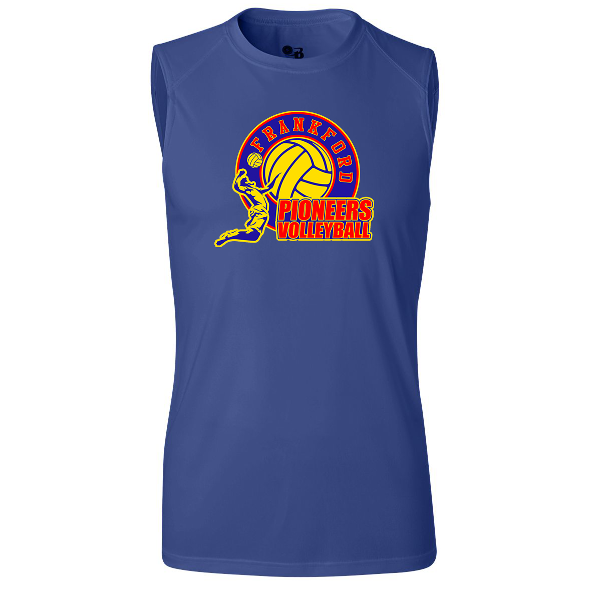 Frankford High School Volleyball B-Core Sleeveless Performance Tank