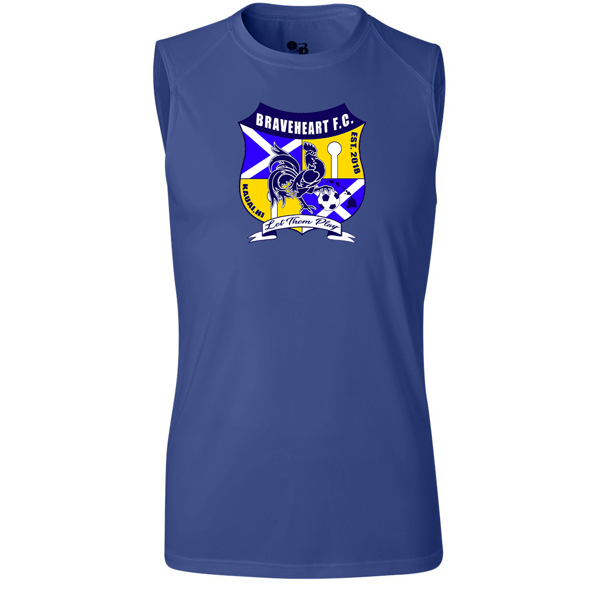 Kauai Braveheart FC B-Core Sleeveless Performance Tank