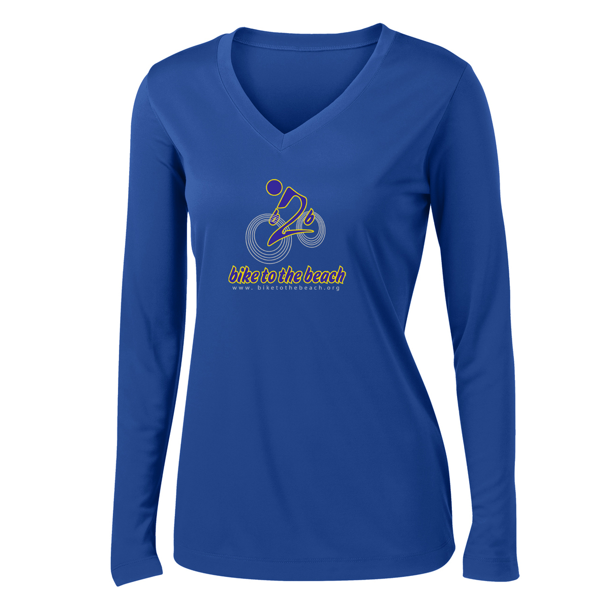 Bike to the Beach Women's Long Sleeve Performance Shirt