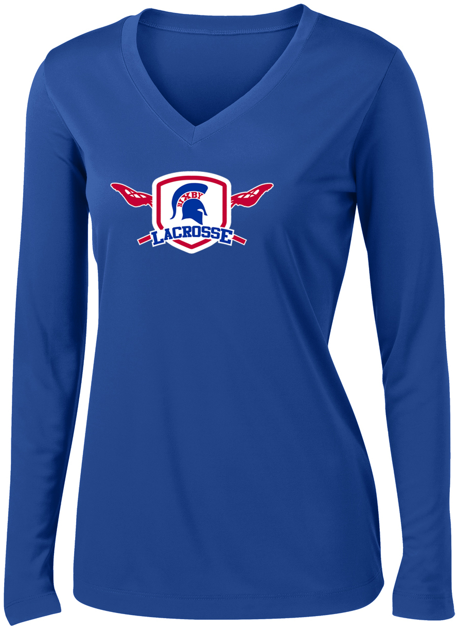 Bixby Lacrosse Women's Royal Long Sleeve Performance Shirt