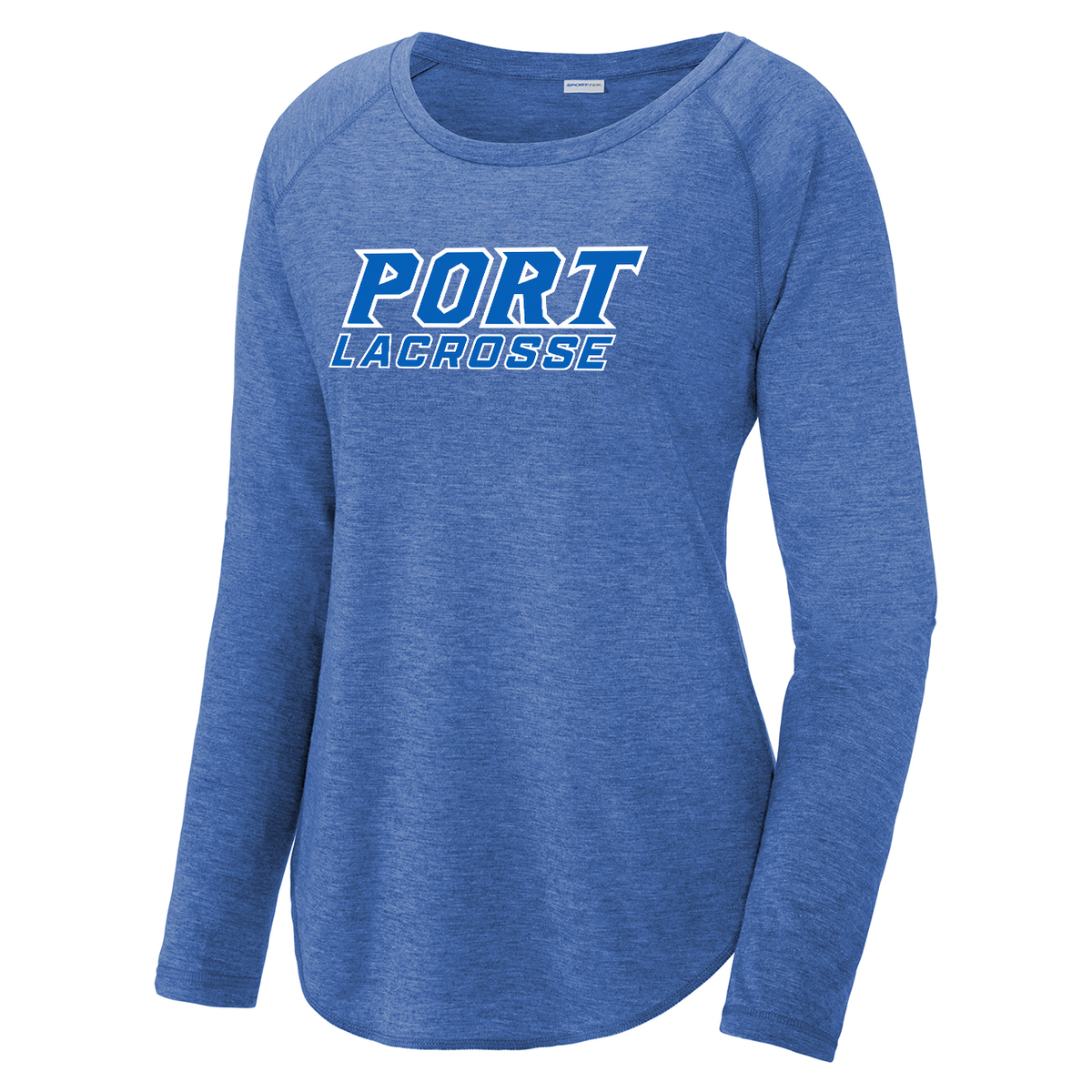 Port Washington Girls Lacrosse Women's Raglan Long Sleeve CottonTouch