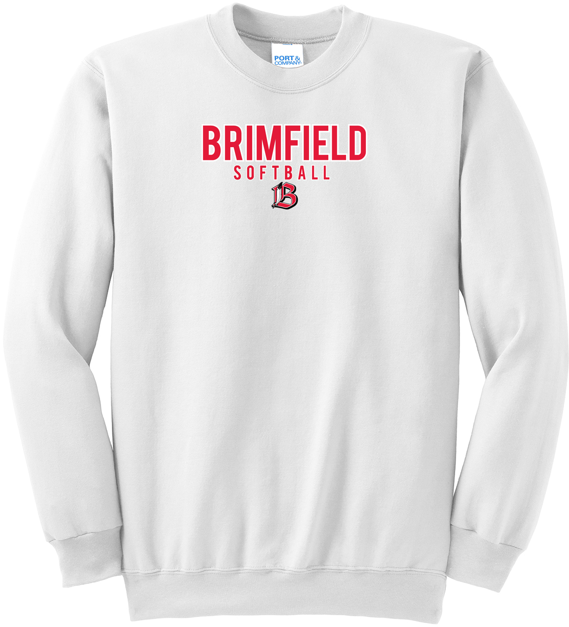 Brimfield Softball Crew Neck Sweater