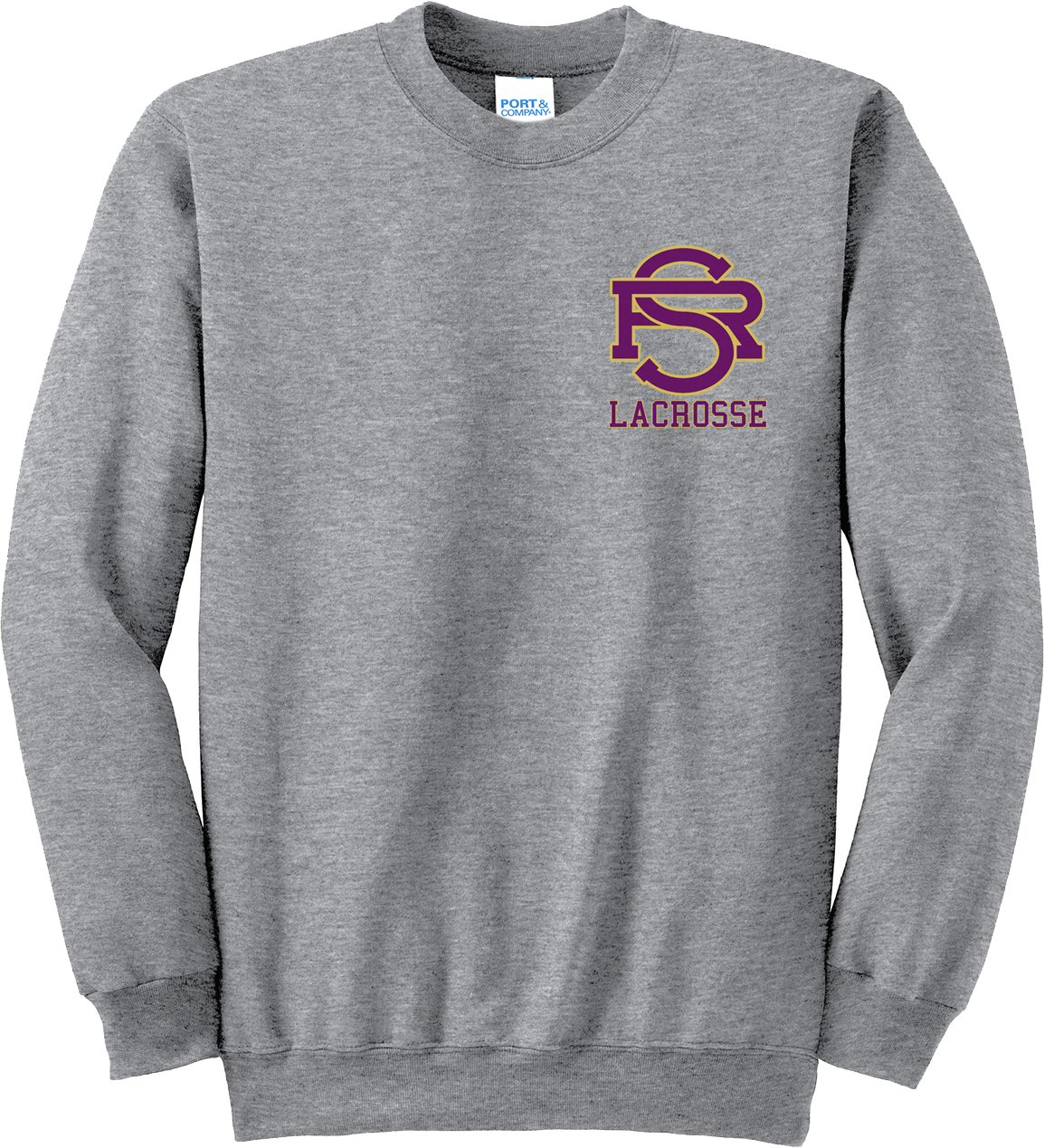 Saint Raphael Lacrosse Grey Crew Neck Sweatshirt