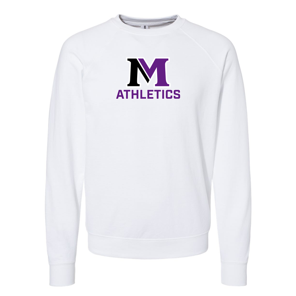 Masters School Spring Sports Lightweight Terry Crewneck Sweatshirt