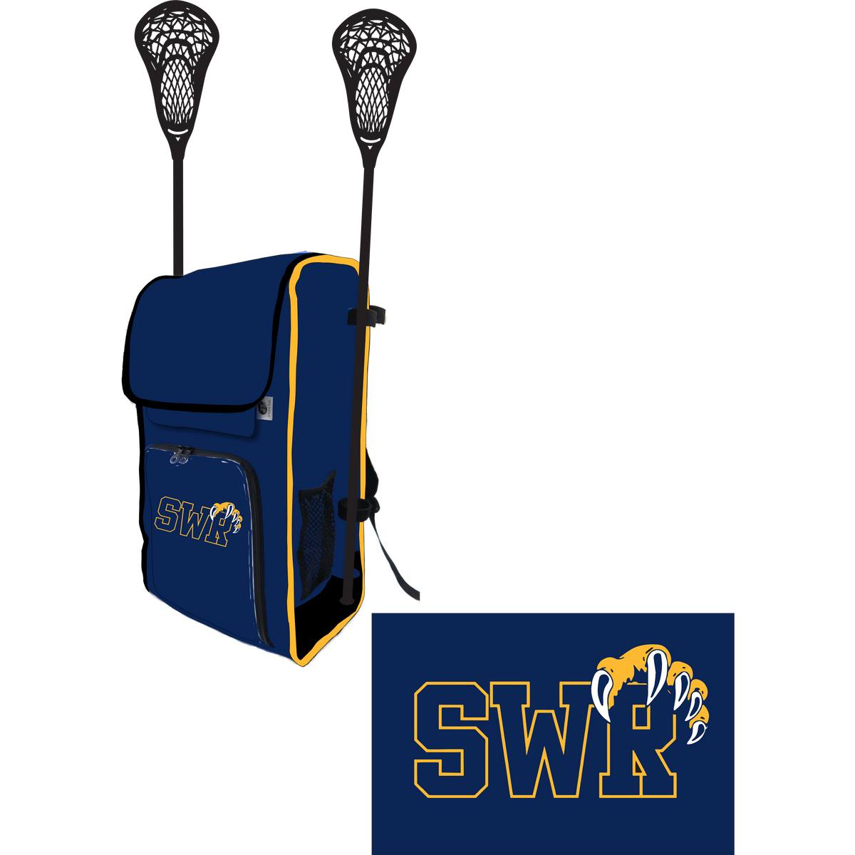 SWR Lacrosse Side Stick Holder Large Backpack