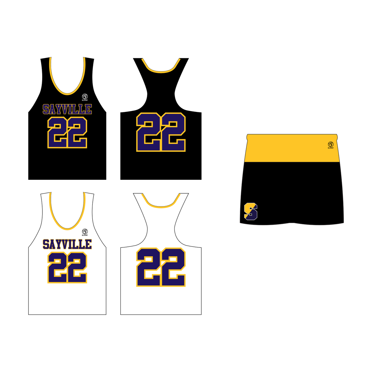 Sayville Lacrosse Girl's 2-Piece Uniform Package