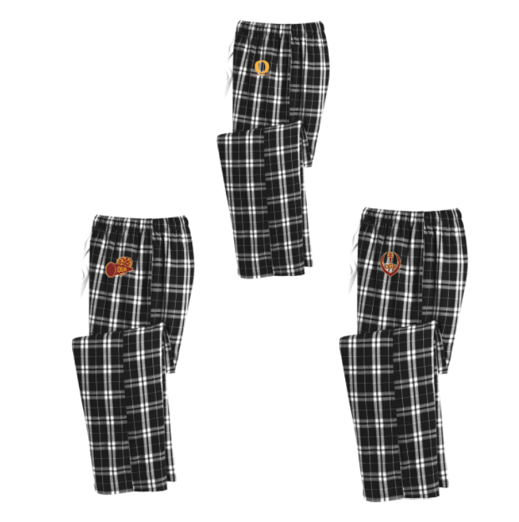 Oxford Golden Bears  Plaid Pajama Pants