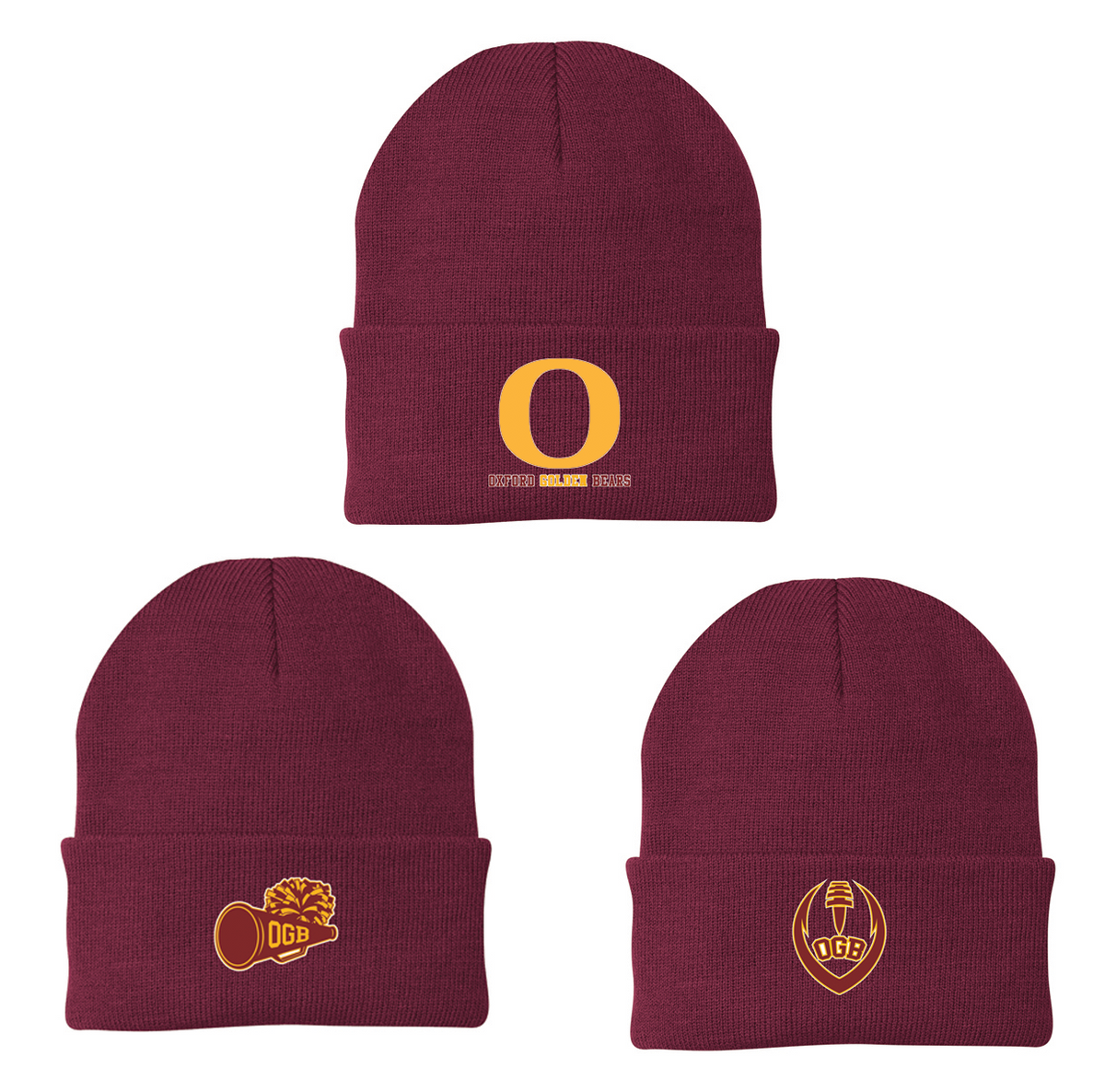 Oxford Golden Bears Knit Beanie