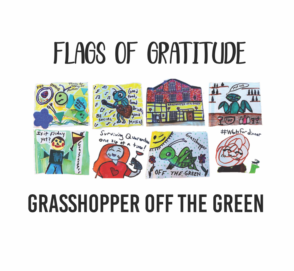 Flags of Gratitude Grasshopper off the Green Performance T-Shirt