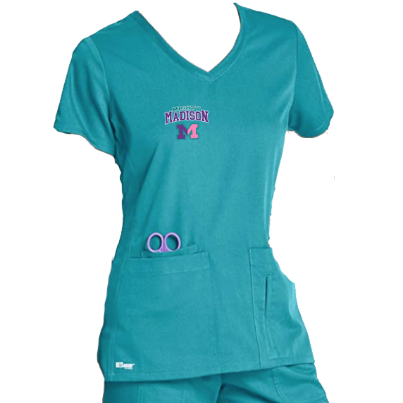 Mighty Madison Women's Scrubs Set