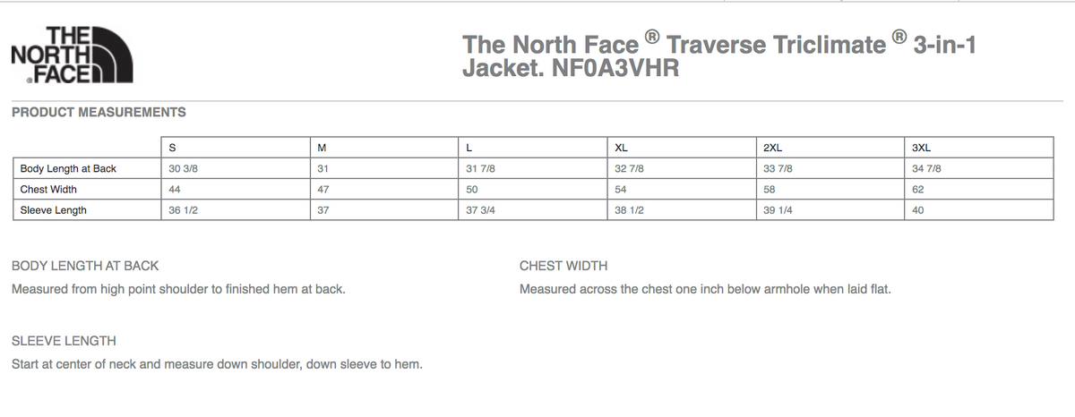 Mount Snow The North Face ® Traverse Triclimate ® 3-in-1 Jacket