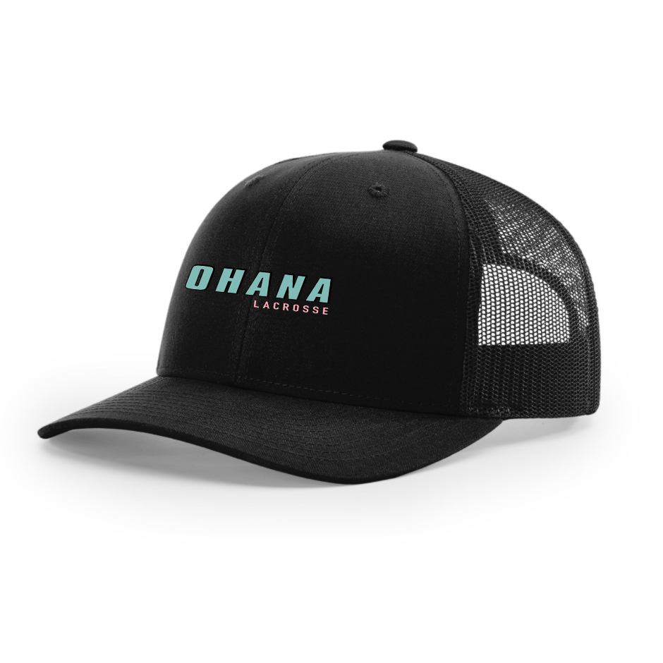 Ohana Girls Lacrosse Richardson Snapback Trucker Cap