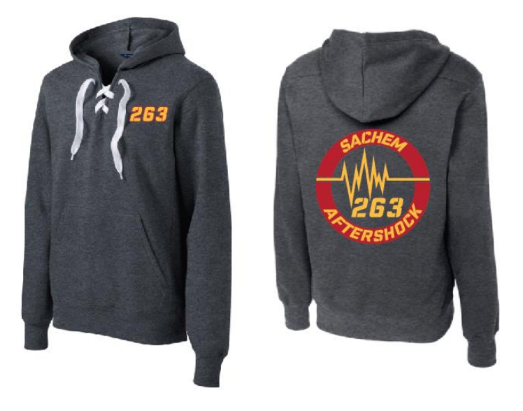 Robotics Team Lace Up Hoodie (ADULT only) BLACK OR GREY