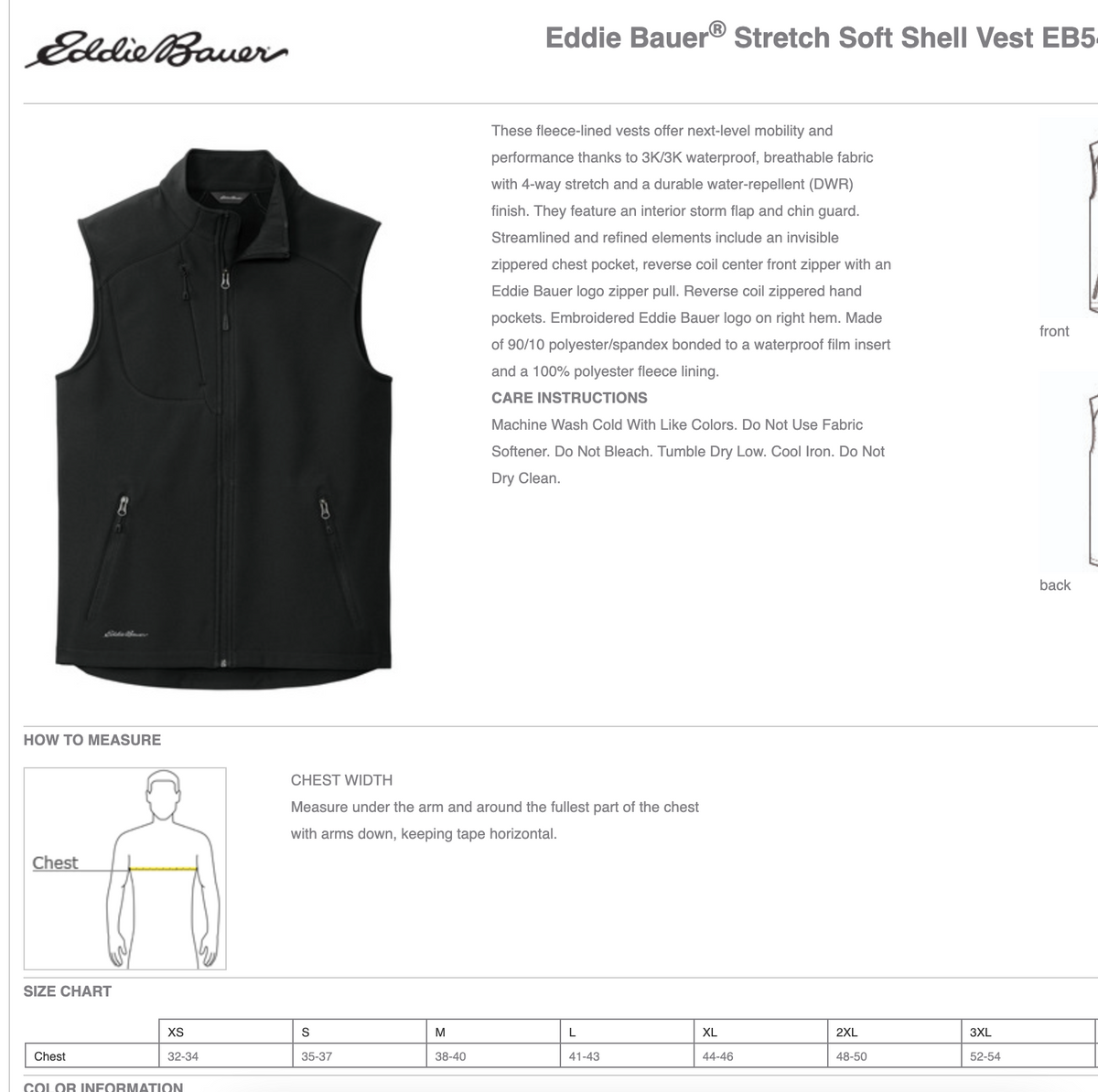 Skudin Swim Eddie Bauer® Stretch Soft Shell Vest