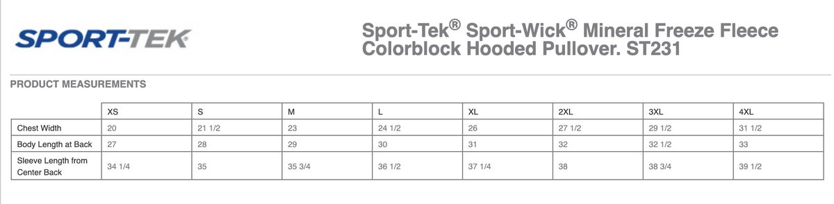 Three Village Football Mineral Freeze ColorBlock Hoodie