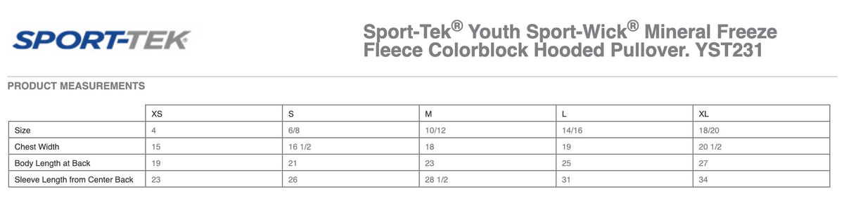 Three Village Football Mineral Freeze ColorBlock Hoodie