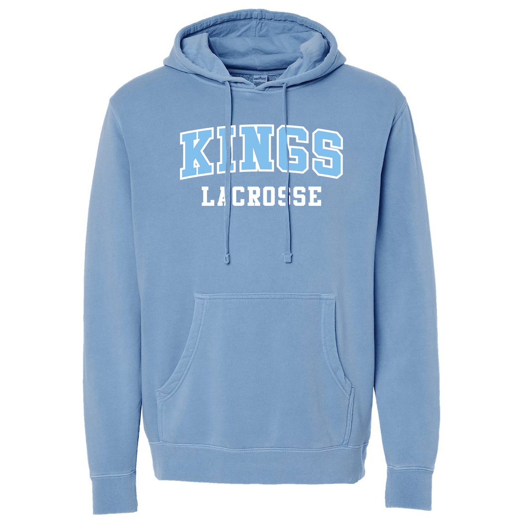 Kings Lacrosse Independent Trading Co. Pigment-Dyed Hooded Sweatshirt