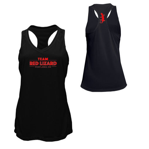 Team Red Lizard BAW Grid Womens Singlet