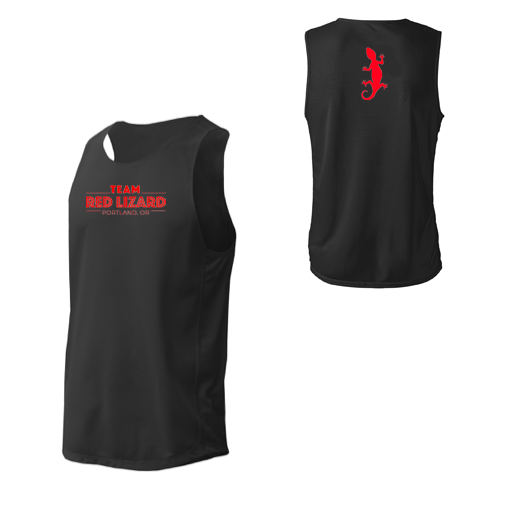 Team Red Lizard BAW Grid Mens Singlet