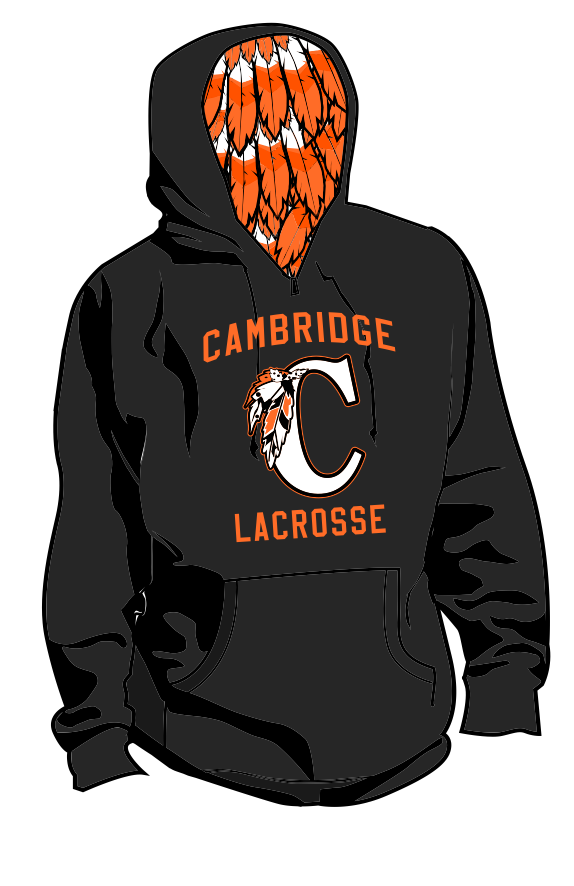 Cambridge Lacrosse Sweatshirt w/ Sublimated Hood