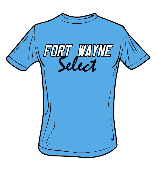 Fort Wayne Select Cotton Feel Performance T-Shirt (Carolina Blue)
