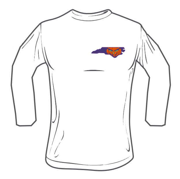 Goblins Lacrosse Long Sleeve Performance Shirt (Colored Logo)