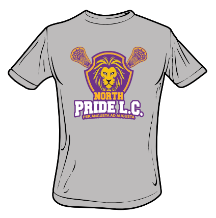 North Pride L.C. CottonTouch Performance T-Shirt (Grey)