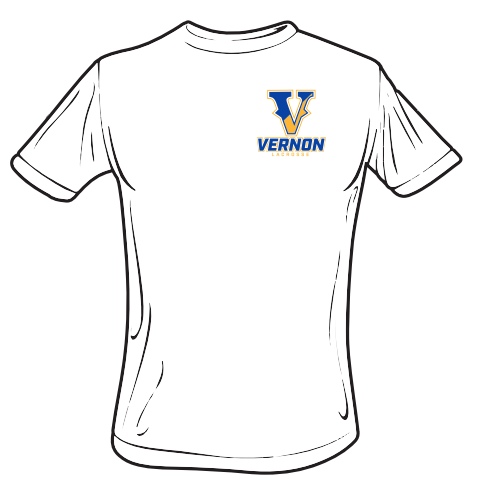 Vernon Lacrosse Logo Performance T-Shirt