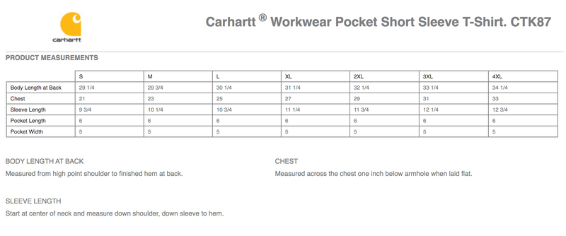 Blue Collar Bulldogs Carhartt Pocket Short Sleeve Tee
