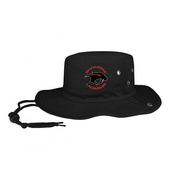 Shakopee Lacrosse Black Bucket Hat