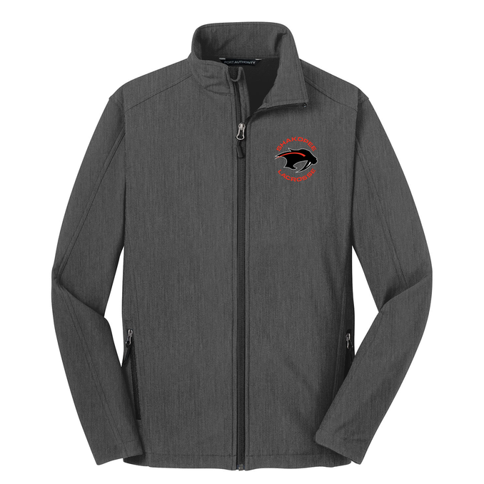 Shakopee Lacrosse Charcoal Soft Shell Jacket