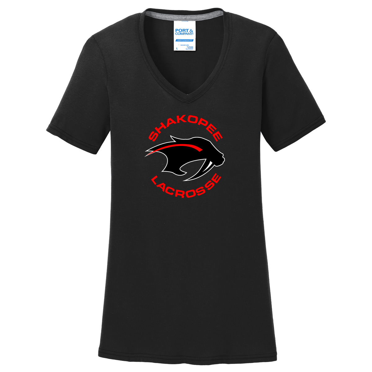 Shakopee Lacrosse Women's Black T-Shirt