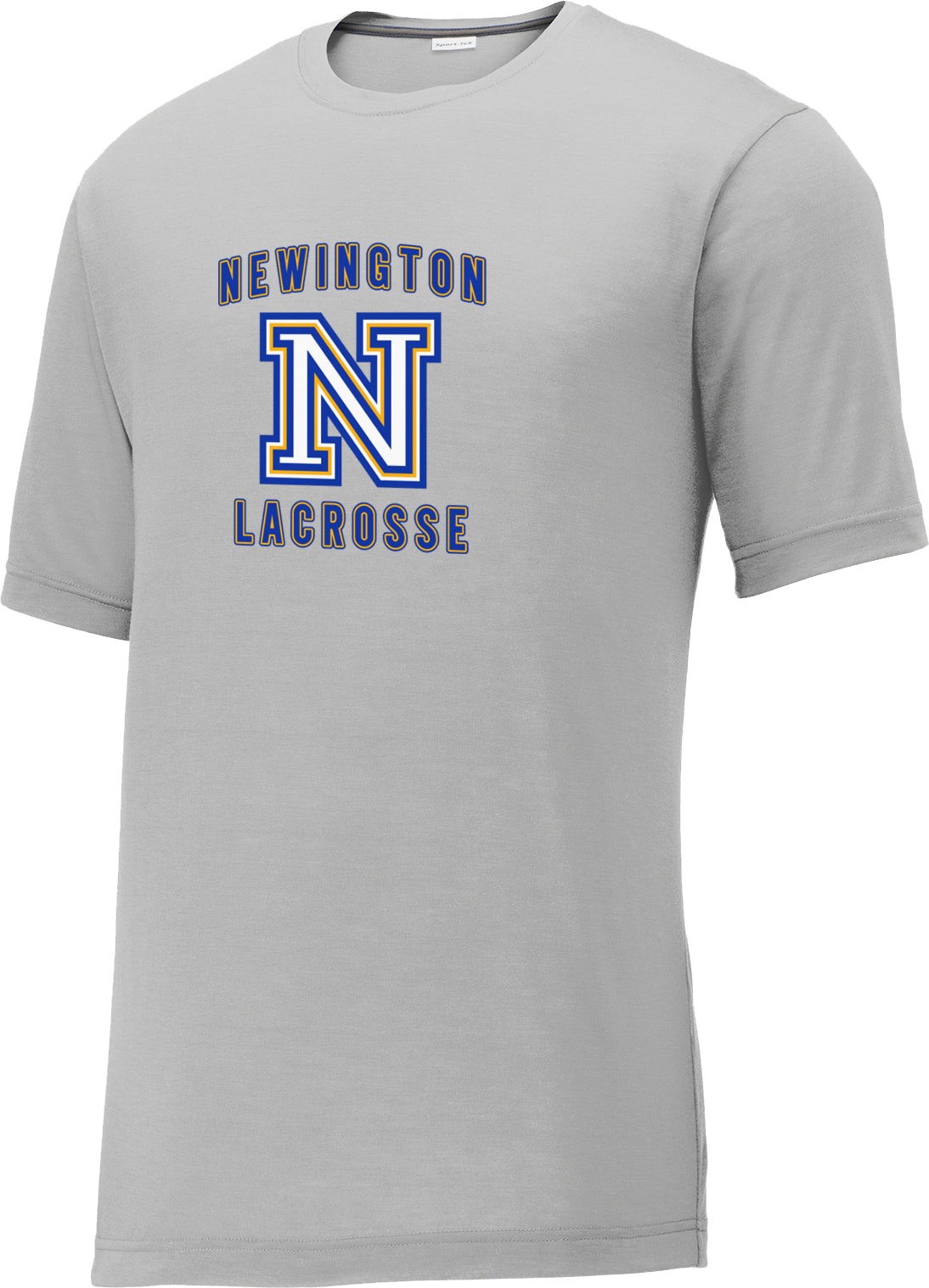 Newington Lacrosse Silver CottonTouch Performance T-Shirt