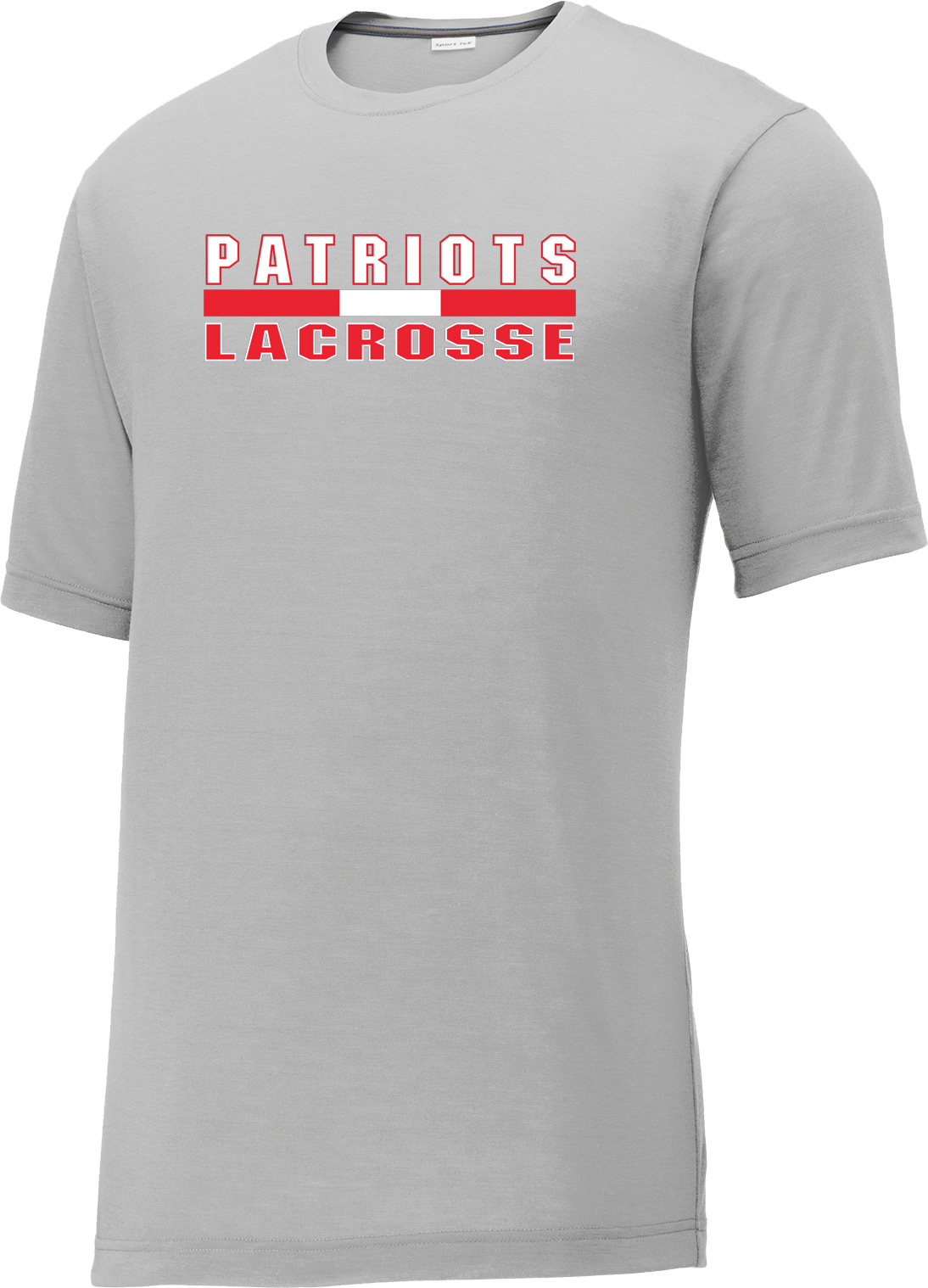 Bob Jones Lacrosse 10th Season Silver CottonTouch Performance T-Shirt
