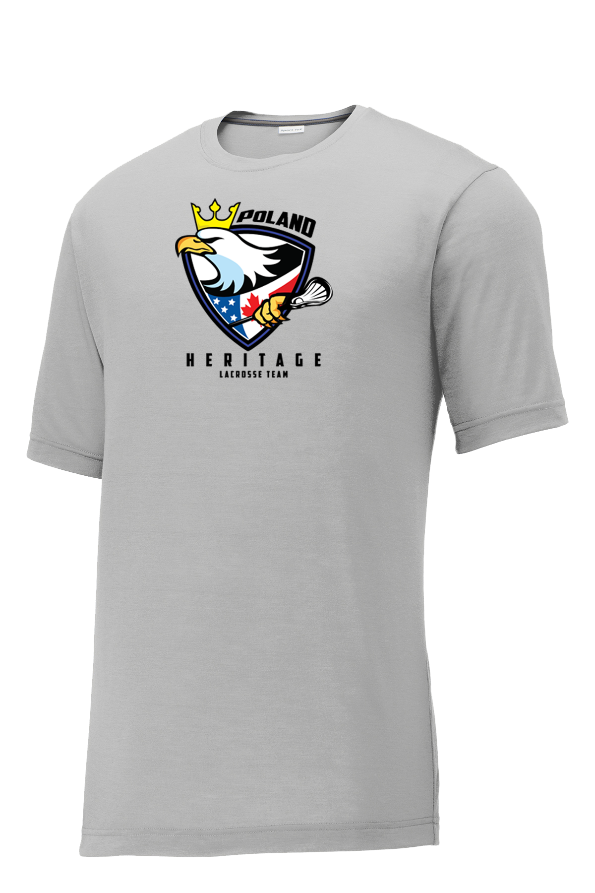 Poland Heritage Team Silver CottonTouch Performance T-Shirt