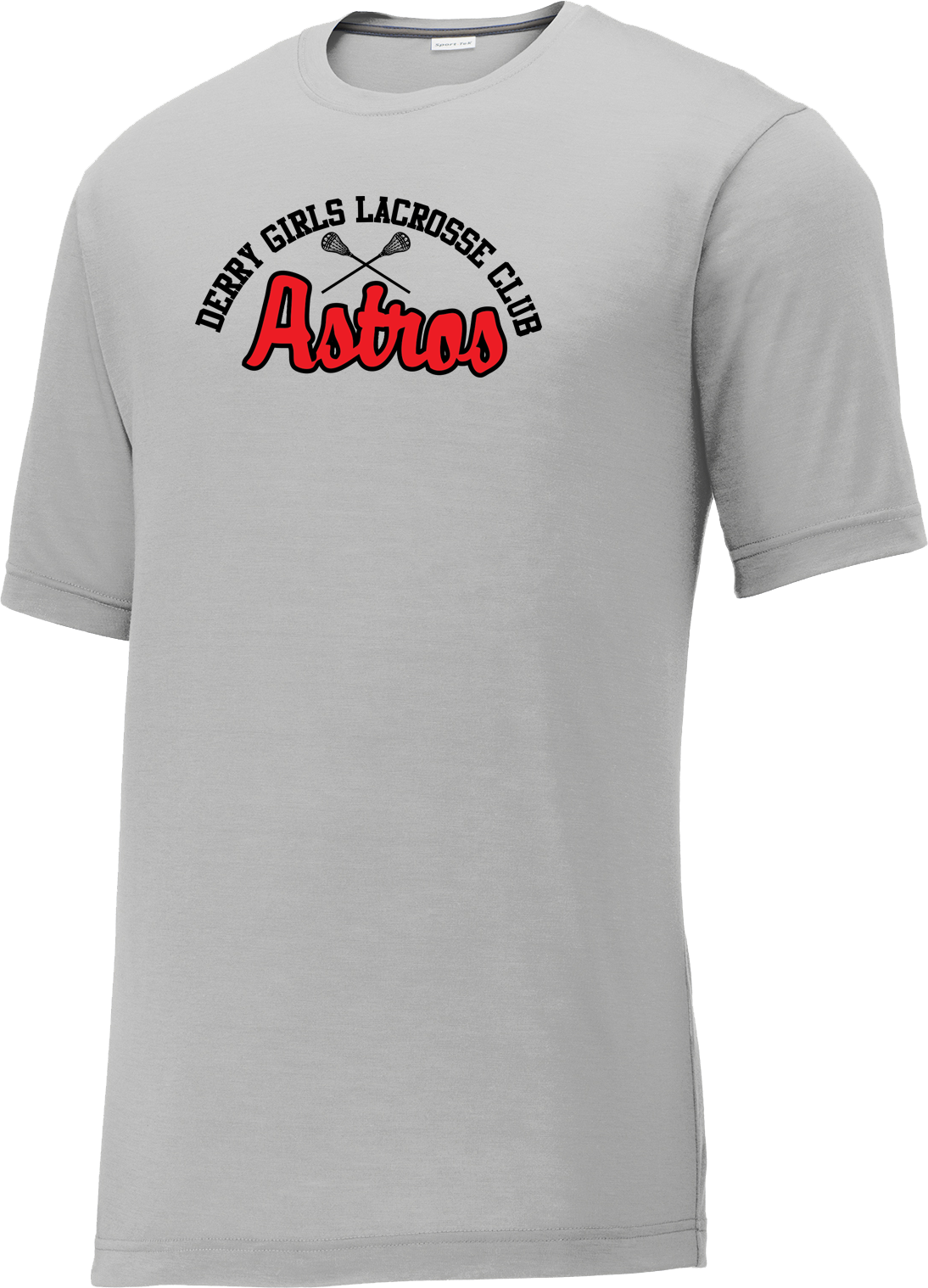 Derry Girls Lacrosse Men's Silver CottonTouch Performance T-Shirt