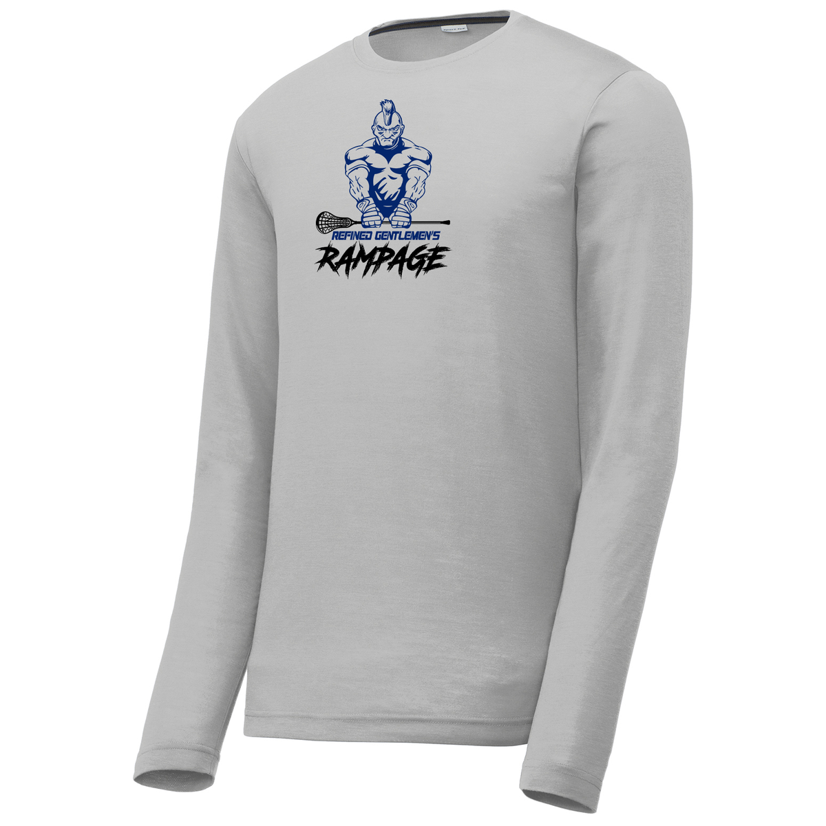 Rampage Box Lacrosse Long Sleeve CottonTouch Performance Shirt